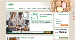 Desktop Screenshot of espace-recettes.fr