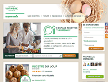 Tablet Screenshot of espace-recettes.fr